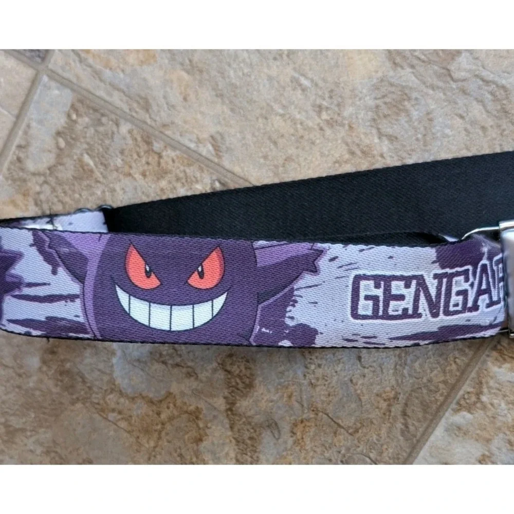 Buckle-Down Pokémon Gengar Seatbelt Belt Purple Splatter 2012/14 - Buckle Wear
